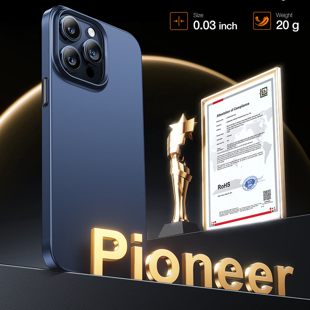 MagSafe Case for Apple iPhone 15 Pro Max, Torras, OriginFit, Navy Blue