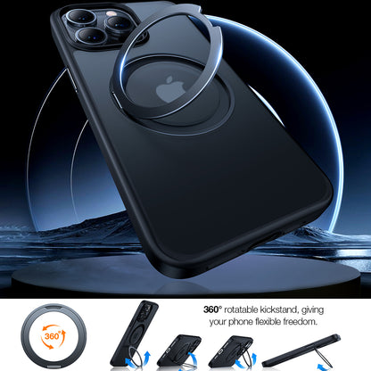 Θήκη MagSafe για Apple iPhone 15 Pro Max, Torras, Ostand Pro, Μαύρη