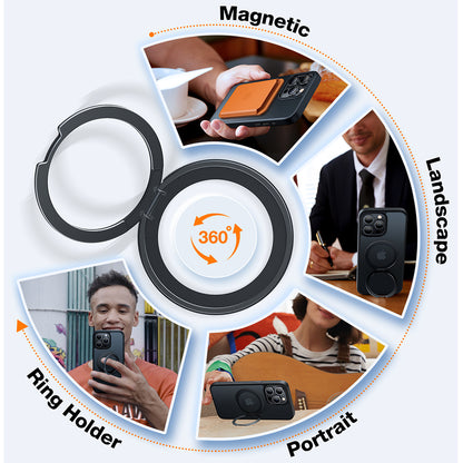 Θήκη MagSafe για Apple iPhone 15 Pro Max, Torras, Ostand Pro, Μαύρη