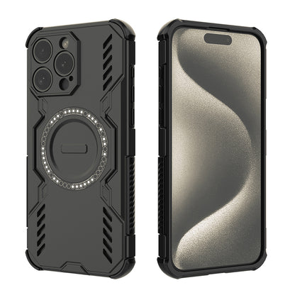 Θήκη MagSafe για Apple iPhone 15 Pro, Techsuit, ArmorMag, Μαύρη
