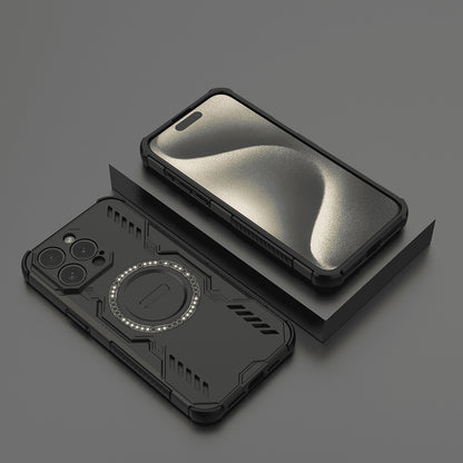 Θήκη MagSafe για Apple iPhone 15 Pro, Techsuit, ArmorMag, Μαύρη