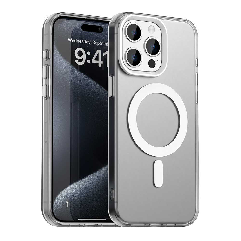 Θήκη MagSafe για Apple iPhone 15 Pro, Techsuit, CandyCase, Λευκή