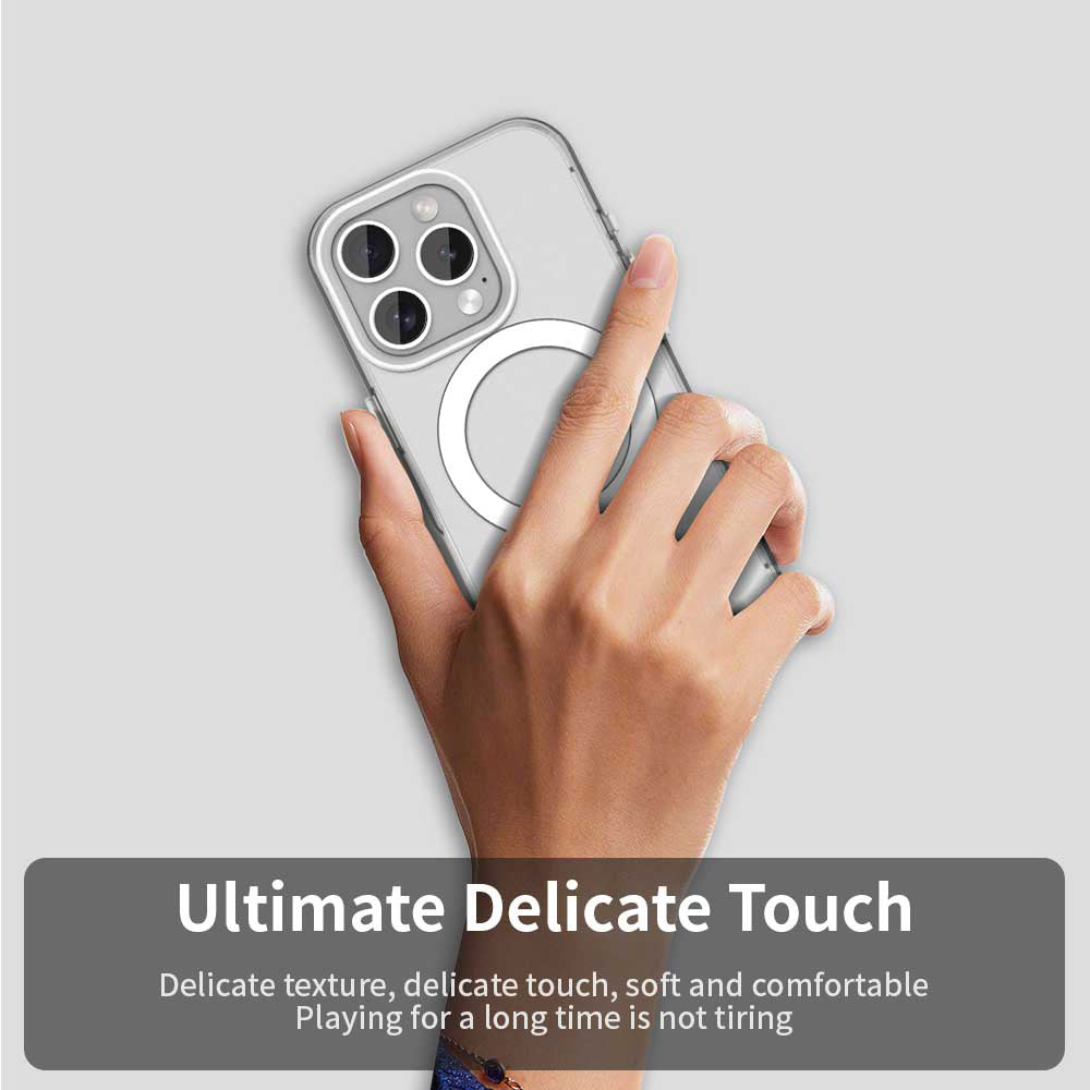 Θήκη MagSafe για Apple iPhone 15 Pro, Techsuit, CandyCase, Λευκή