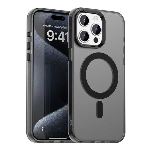 Θήκη MagSafe για Apple iPhone 15 Pro, Techsuit, CandyCase, Μαύρο