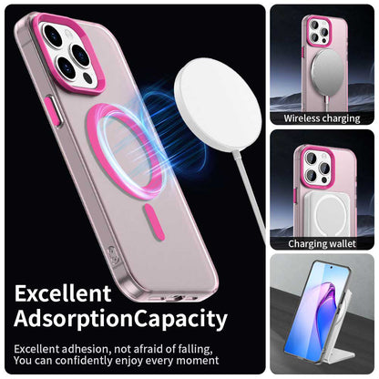 MagSafe Case for Apple iPhone 15 Pro, Techsuit, CandyCase, Pink