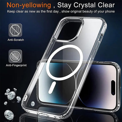 Θήκη MagSafe για Apple iPhone 15 Pro, Techsuit, Pro, Διαφανής