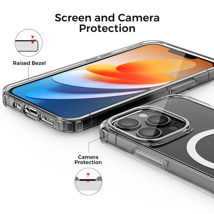 Θήκη MagSafe για Apple iPhone 15 Pro, Techsuit, Pro, Διαφανής
