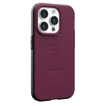 Θήκη MagSafe για Apple iPhone 15 Pro, Urban Armor Gear, Civilian, Βυσσινί