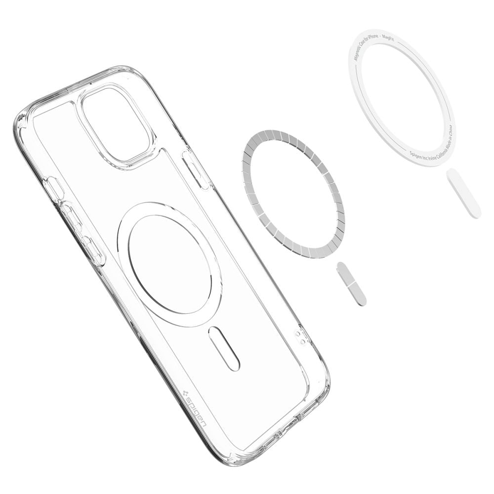 Θήκη MagSafe για Apple iPhone 15, Spigen, Ultra Hybrid, Λευκή ACS06802