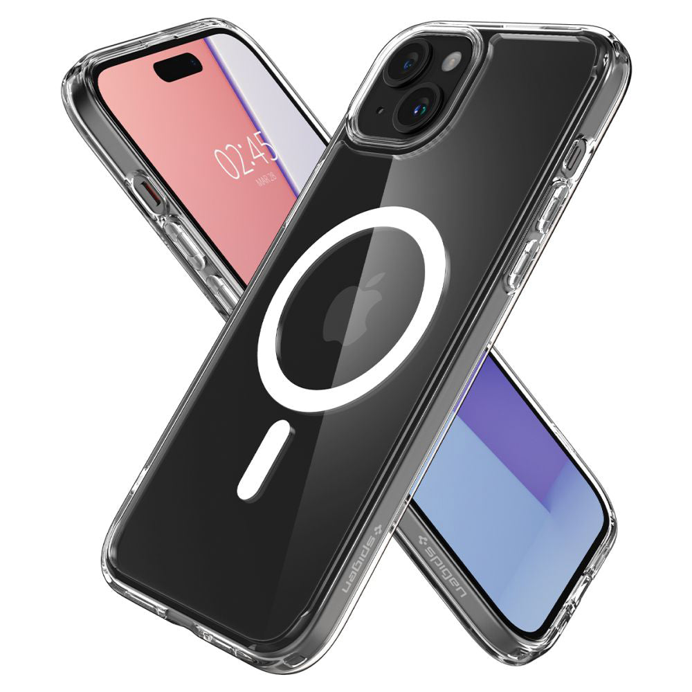 Θήκη MagSafe για Apple iPhone 15, Spigen, Ultra Hybrid, Λευκή ACS06802