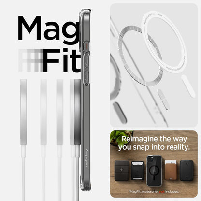 Θήκη MagSafe για Apple iPhone 15, Spigen, Ultra Hybrid, Μαύρη ACS06803