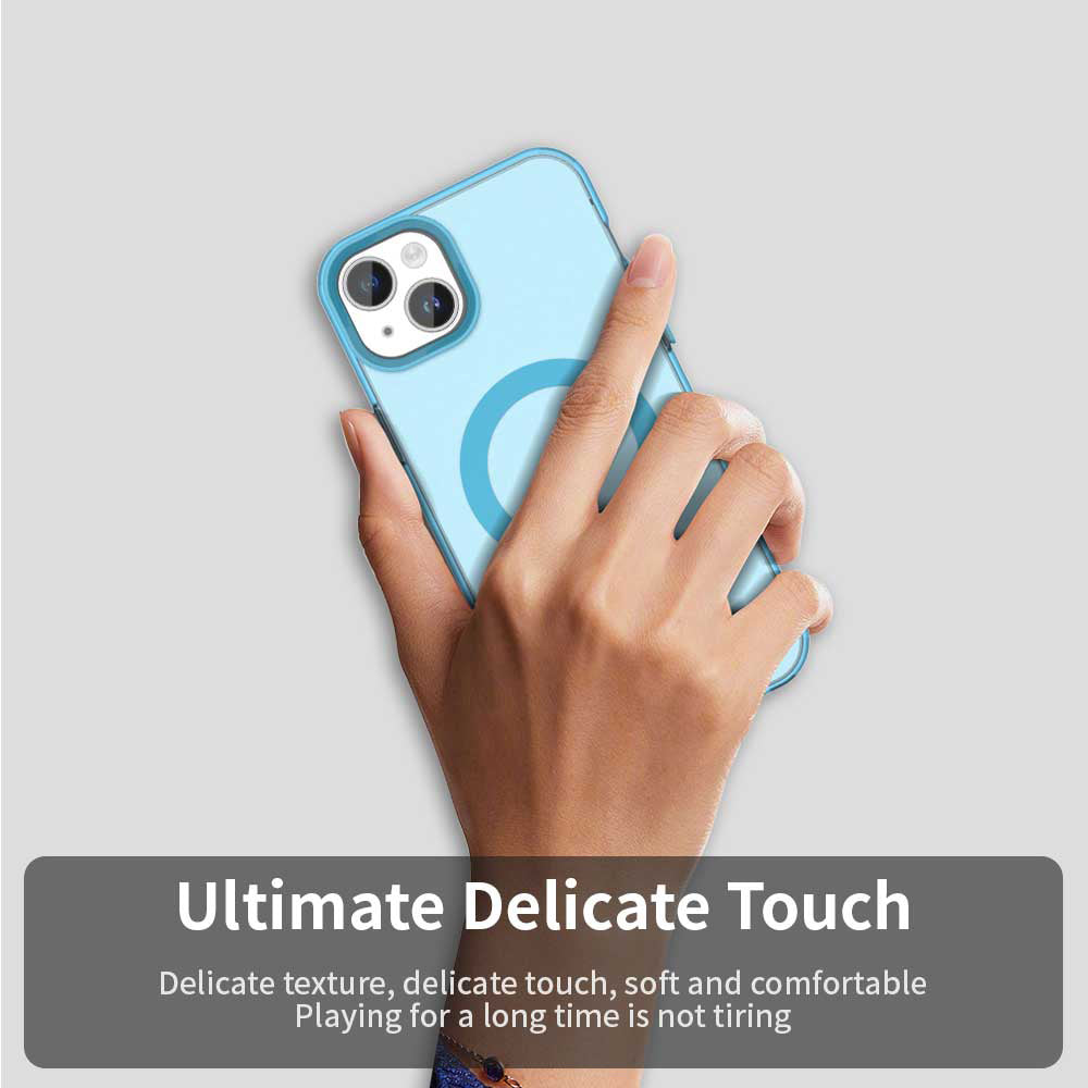 Θήκη MagSafe για Apple iPhone 15, Techsuit, CandyCase, Μπλε