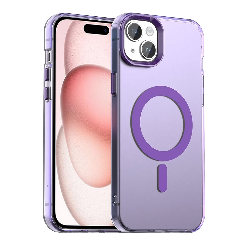 Θήκη MagSafe για Apple iPhone 15, Techsuit, CandyCase, Μωβ