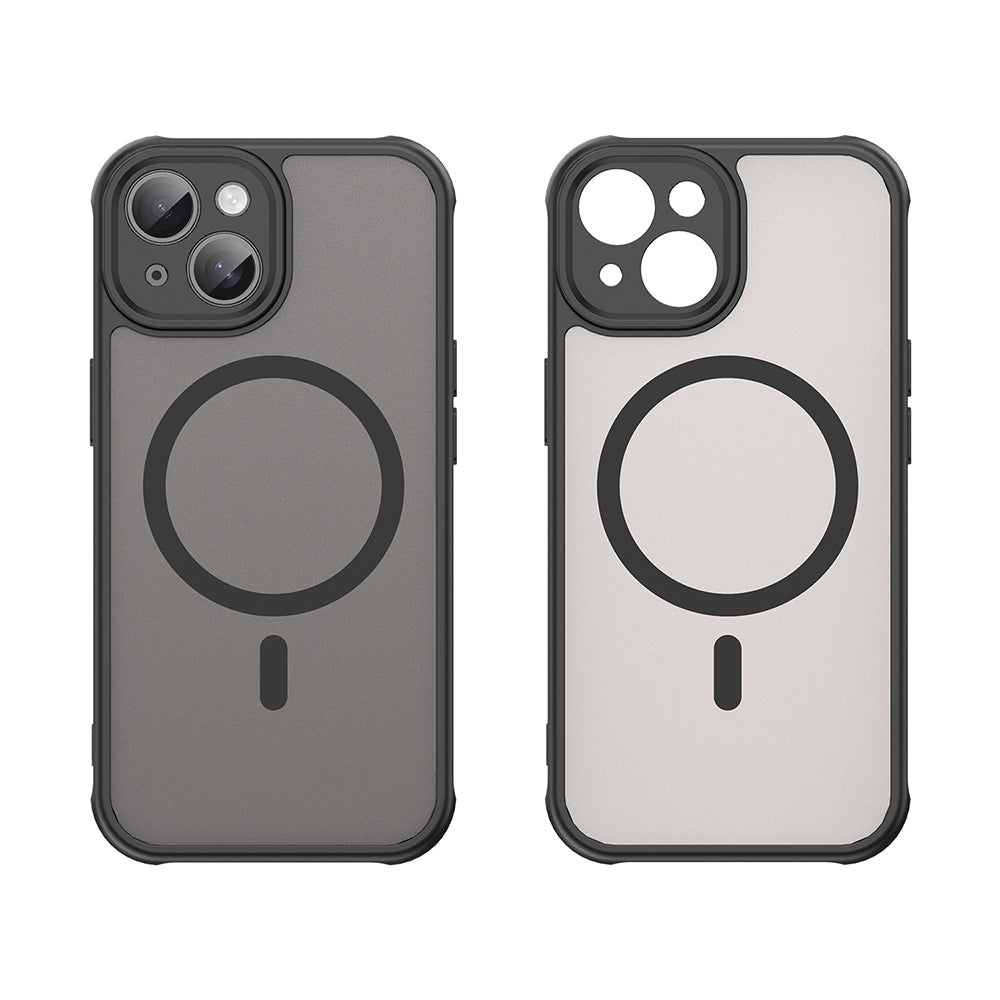 Θήκη MagSafe για Apple iPhone 15, Techsuit, HaloFrost II, Μαύρο