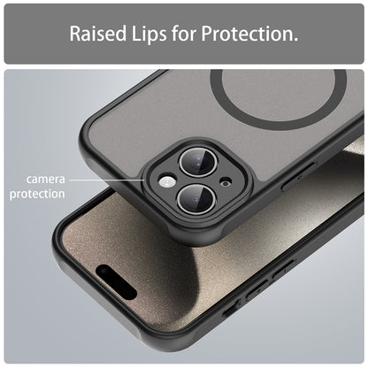 Θήκη MagSafe για Apple iPhone 15, Techsuit, HaloFrost II, Μαύρο