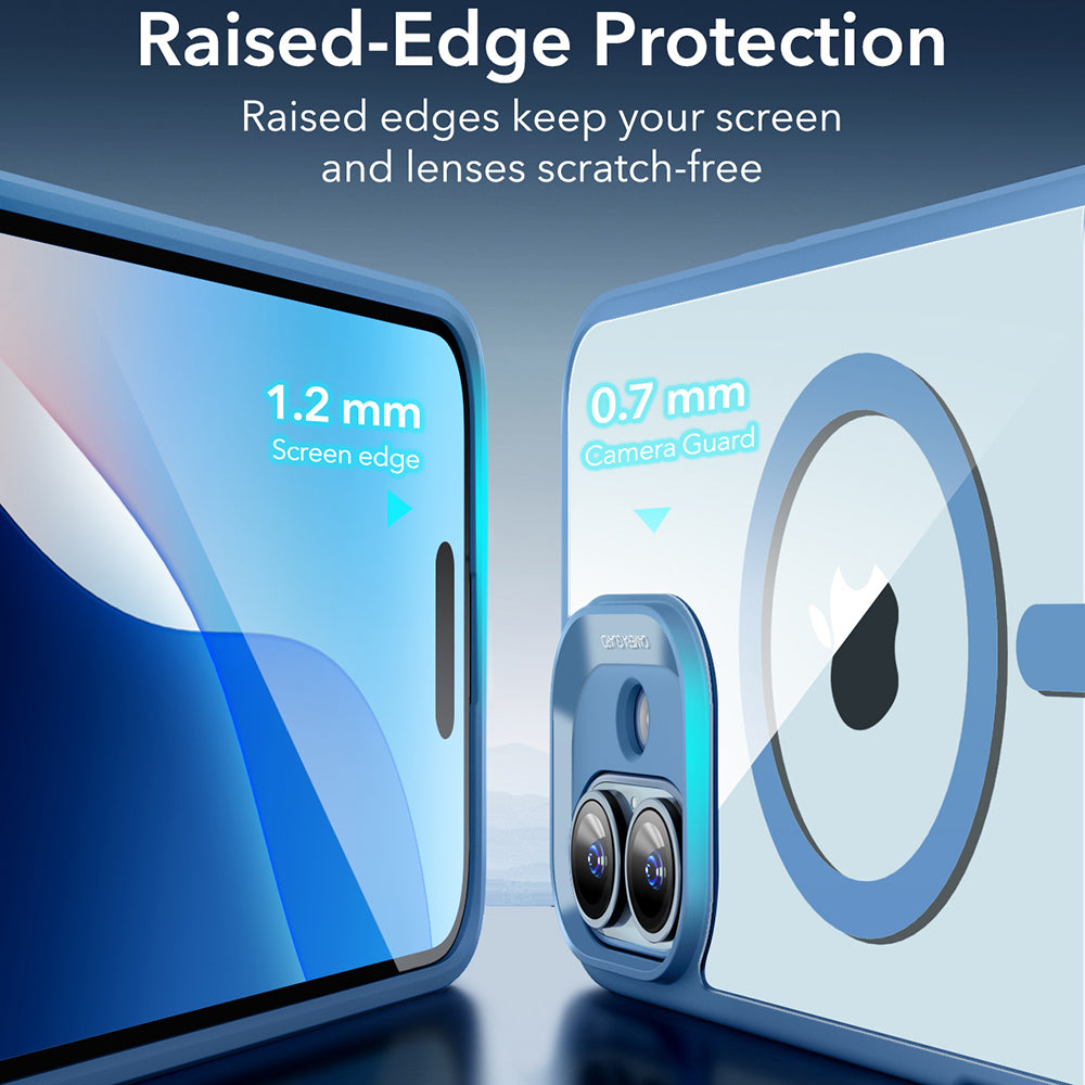 Θήκη MagSafe για Apple iPhone 16, ESR, Classic Hybrid, Διάφανο Μπλε