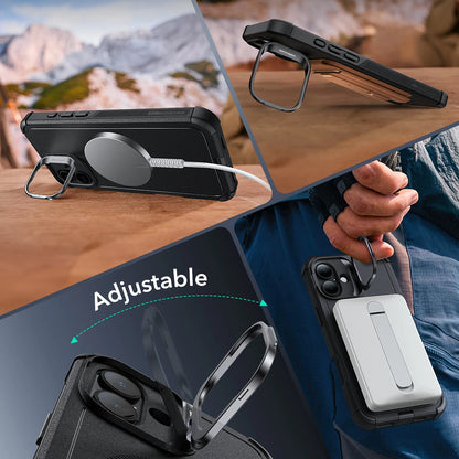 Θήκη MagSafe για Apple iPhone 16, ESR, Cyber Armor Kickstand, Μπλε