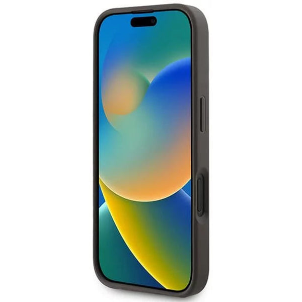 Θήκη MagSafe για Apple iPhone 16 Plus, Guess, 4G Ring Classic Logo, Καφέ