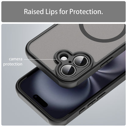 Θήκη MagSafe για Apple iPhone 16 Plus, Techsuit, HaloFrost II, Μαύρο