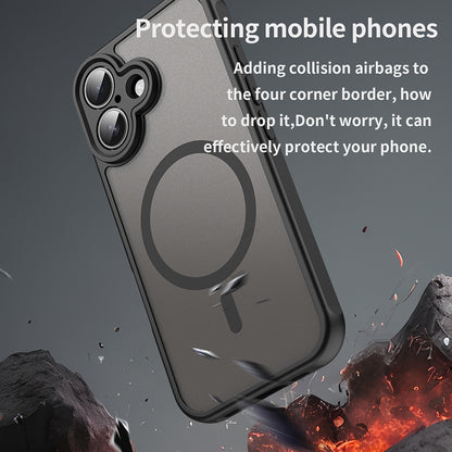 Θήκη MagSafe για Apple iPhone 16 Plus, Techsuit, HaloFrost II, Μαύρο