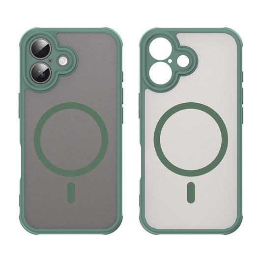 Θήκη MagSafe για Apple iPhone 16 Plus, Techsuit, HaloFrost II, Πράσινο
