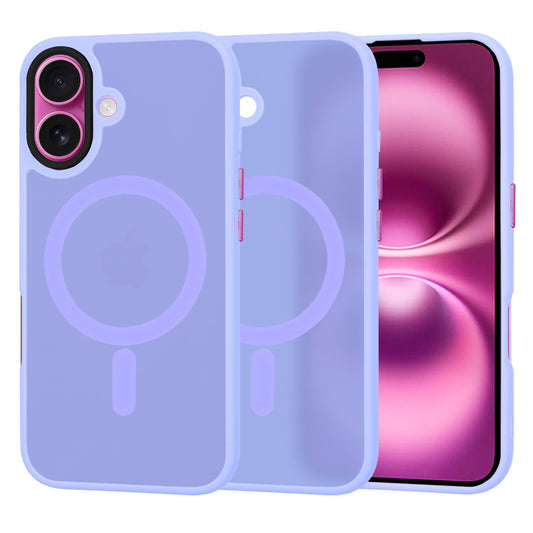 Θήκη MagSafe για Apple iPhone 16 Plus, Techsuit, HaloFrost, Ανοιχτό Μωβ