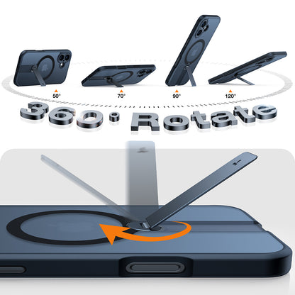 Θήκη MagSafe για Apple iPhone 16 Plus, Torras, Pstand Spin, Μαύρη