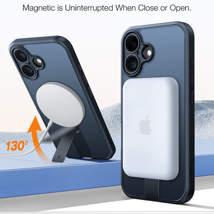 Θήκη MagSafe για Apple iPhone 16 Plus, Torras, Pstand Spin, Μαύρη