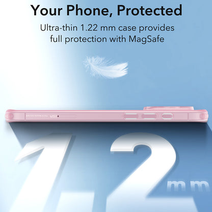 Θήκη MagSafe για Apple iPhone 16 Pro, ESR, Zero, Ροζ Σατέν
