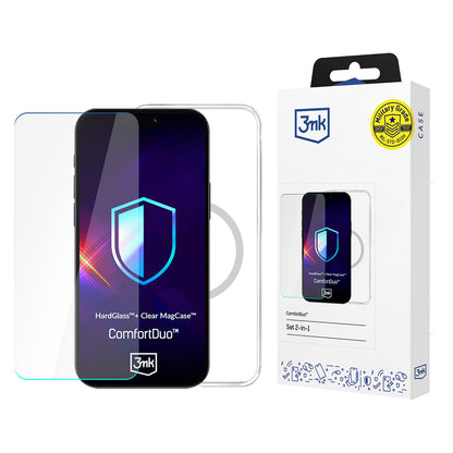 Θήκη MagSafe για Apple iPhone 16 Pro Max, 3MK, ComfortDuo, Διαφανής