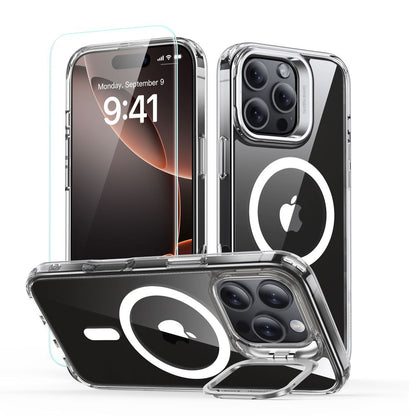 Θήκη MagSafe για Apple iPhone 16 Pro Max, ESR, Classic Hybrid Kickstand με Προστατευτικό Οθόνης, Διάφανη
