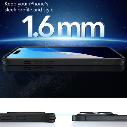 Θήκη MagSafe για Apple iPhone 16 Pro Max, ESR, Classic Hybrid, Μαύρο Σατινέ