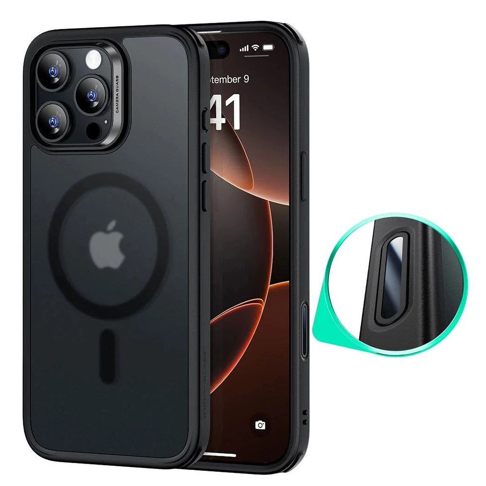 Θήκη MagSafe για Apple iPhone 16 Pro Max, ESR, Classic Hybrid Slide, Ματ Μαύρη