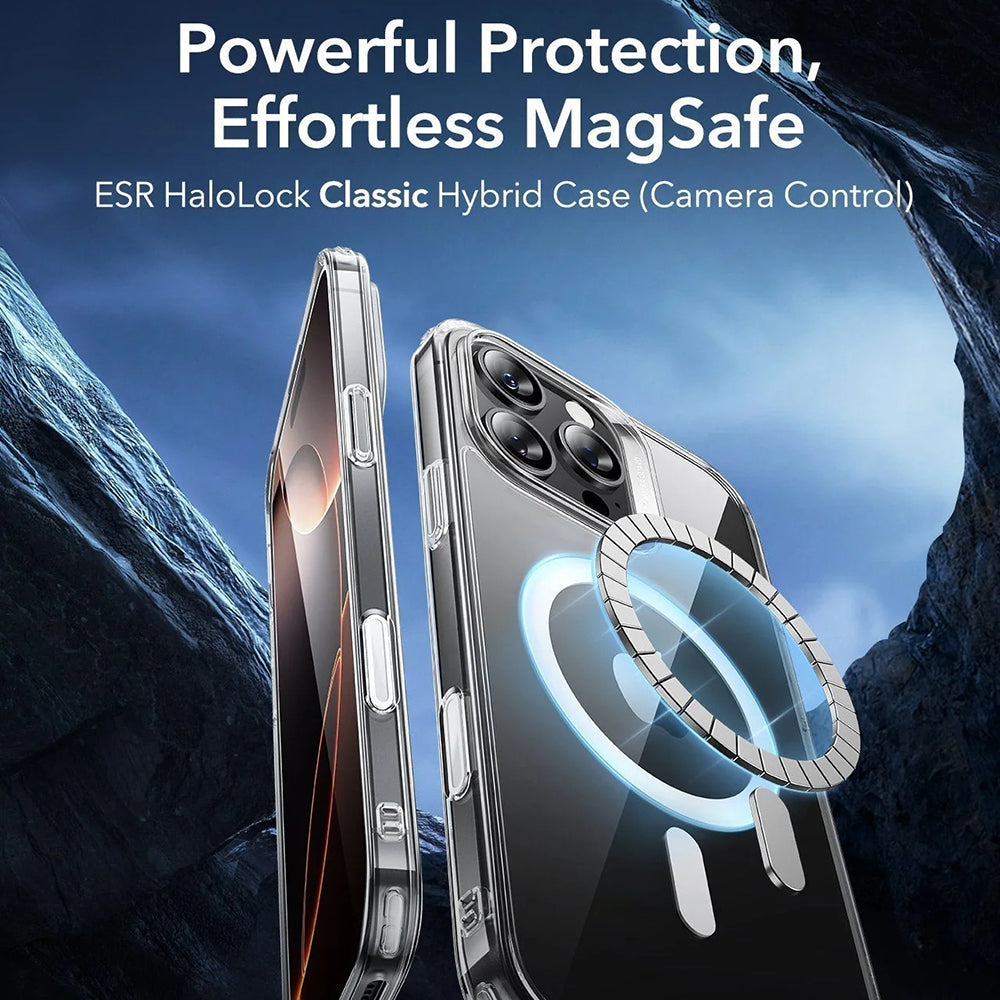 Θήκη MagSafe για Apple iPhone 16 Pro Max, ESR, Classic Hybrid Slide, Ματ Μαύρη