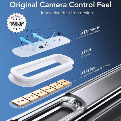 Θήκη MagSafe για Apple iPhone 16 Pro Max, ESR, Classic Hybrid Slide, Διαφανής