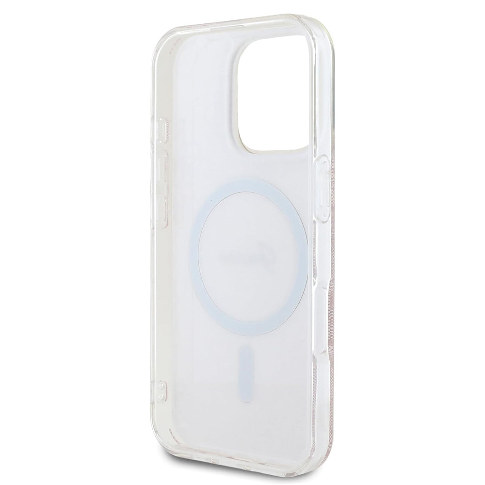 Θήκη MagSafe για Apple iPhone 16 Pro Max, Guess, IML 4G, Ροζ