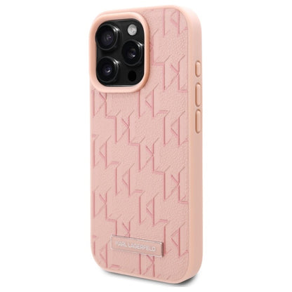 MagSafe Case for Apple iPhone 16 Pro Max, Karl Lagerfeld, Hot Stamp, Pink