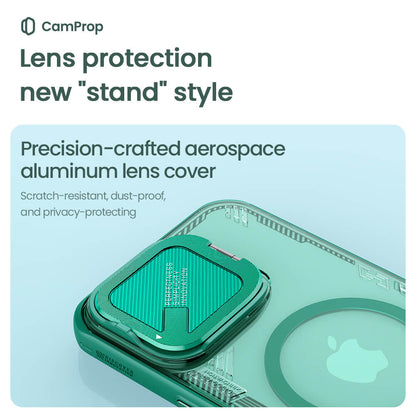 Θήκη MagSafe για Apple iPhone 16 Pro Max, Nillkin, Iceblade Prop (χωρίς άνοιγμα για κάμερα), Πράσινο