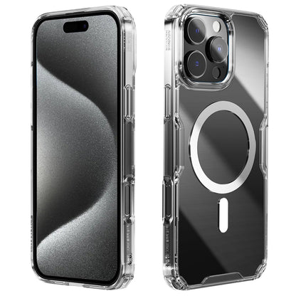 Θήκη MagSafe για Apple iPhone 16 Pro Max, Nillkin, Nature Pro, Διαφανής