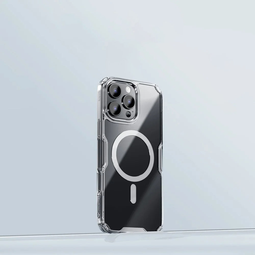 Θήκη MagSafe για Apple iPhone 16 Pro Max, Nillkin, Nature Pro, Διαφανής