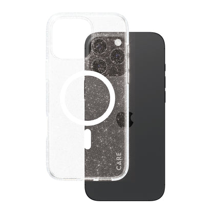 Θήκη MagSafe για Apple iPhone 16 Pro Max, PanzerGlass, Care Urban Combat Star Lit, Διαφανής Λευκή