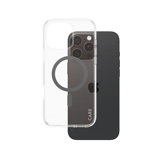 Θήκη MagSafe για Apple iPhone 16 Pro Max, PanzerGlass, Care Urban Combat, Διαφανής Μαύρη