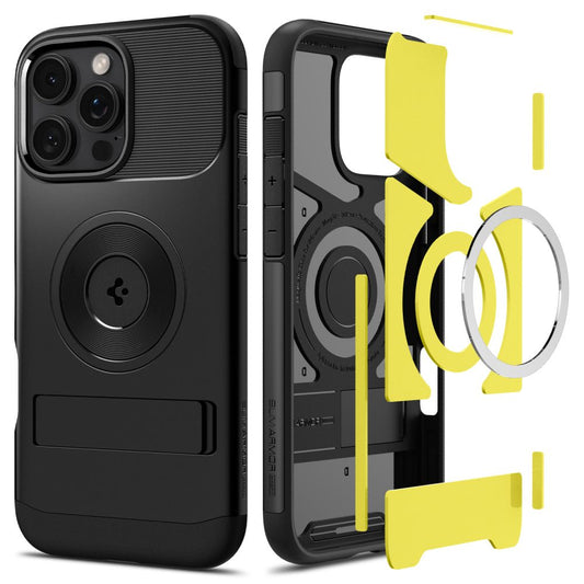 Θήκη MagSafe για Apple iPhone 16 Pro Max, Spigen, Slim Armor, Μαύρη