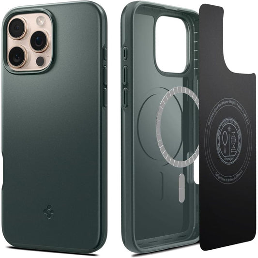 Θήκη MagSafe για Apple iPhone 16 Pro Max, Spigen, Thin Fit, Πράσινη