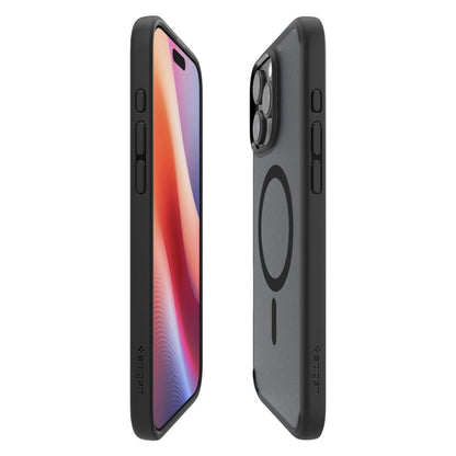 Θήκη MagSafe για Apple iPhone 16 Pro Max, Spigen, Ultra Hybrid, Μαύρη Ματ ACS08003
