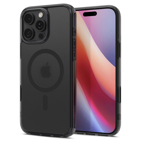 Θήκη MagSafe για Apple iPhone 16 Pro Max, Spigen, Ultra Hybrid T, Μαύρη Σατινέ ACS08507