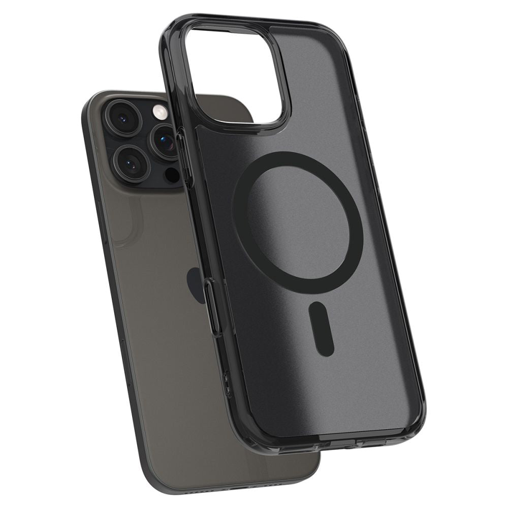 Θήκη MagSafe για Apple iPhone 16 Pro Max, Spigen, Ultra Hybrid T, Μαύρη Σατινέ ACS08507