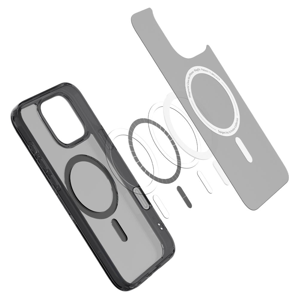 Θήκη MagSafe για Apple iPhone 16 Pro Max, Spigen, Ultra Hybrid T, Μαύρη Σατινέ ACS08507