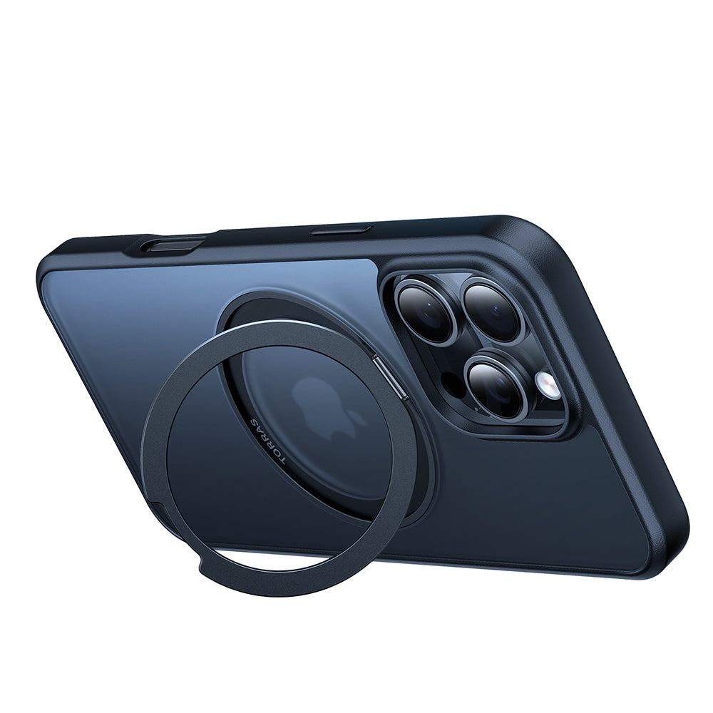 Θήκη MagSafe για Apple iPhone 16 Pro Max, Torras, Ostand Pro, Μαύρη