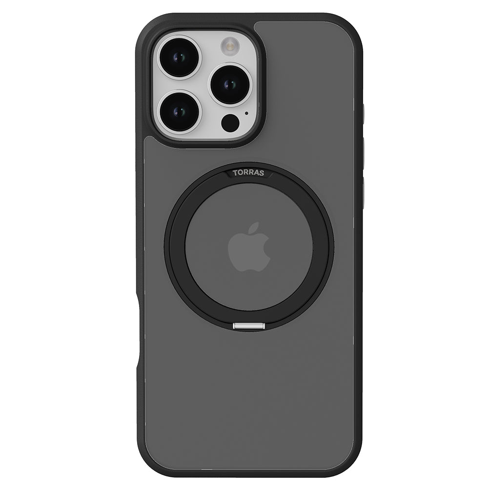 Θήκη MagSafe για Apple iPhone 16 Pro Max, Torras, Ostand Pro, Μαύρη